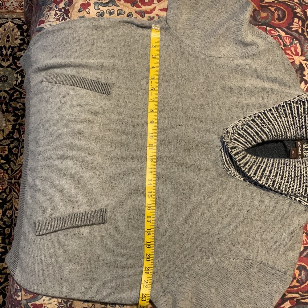 Michael Kors 100% Cashmere sweater Men XXL Shawl collar - Picture 5 of 5